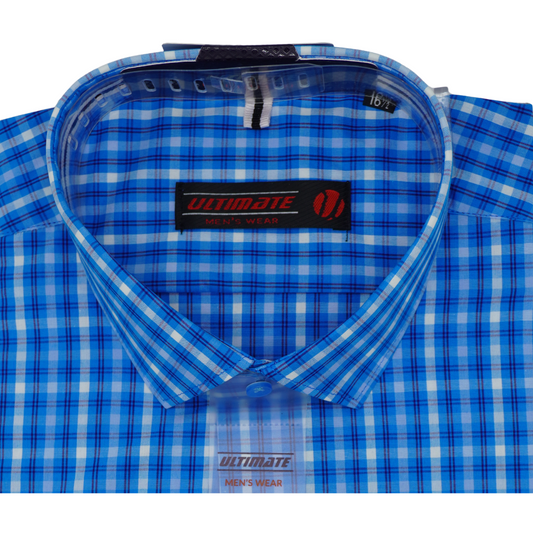 Blue Check dress Shirt