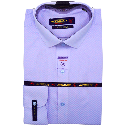 Light Lavender Checkered dress shirt