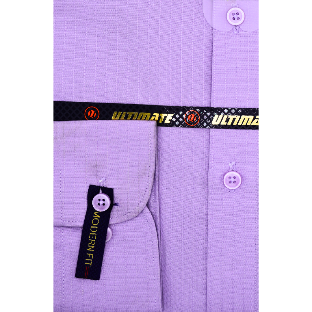 Light Purple (Lavender) with Subtle Textured Pattern dress shirt