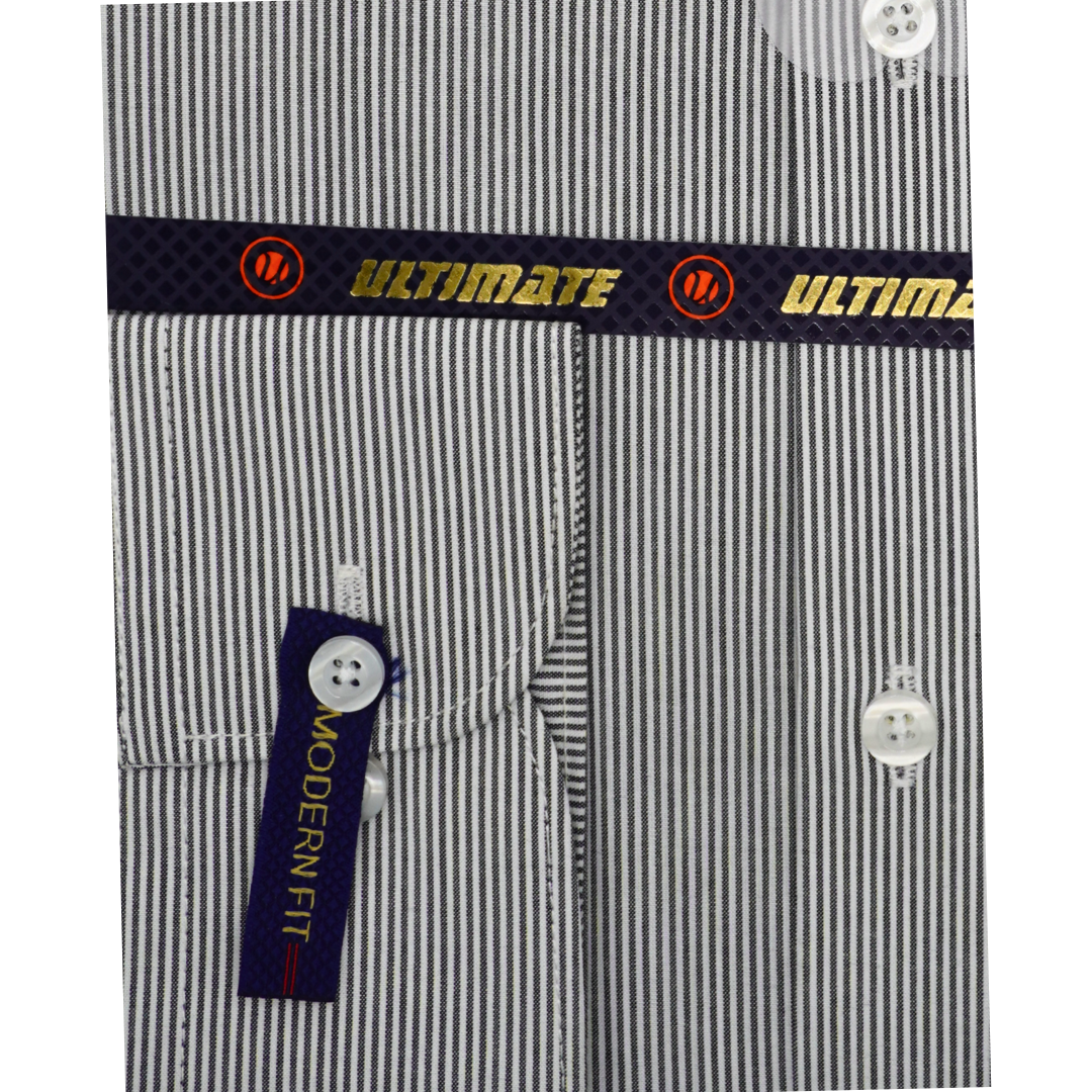 Black & White Pinstripe dress shirt