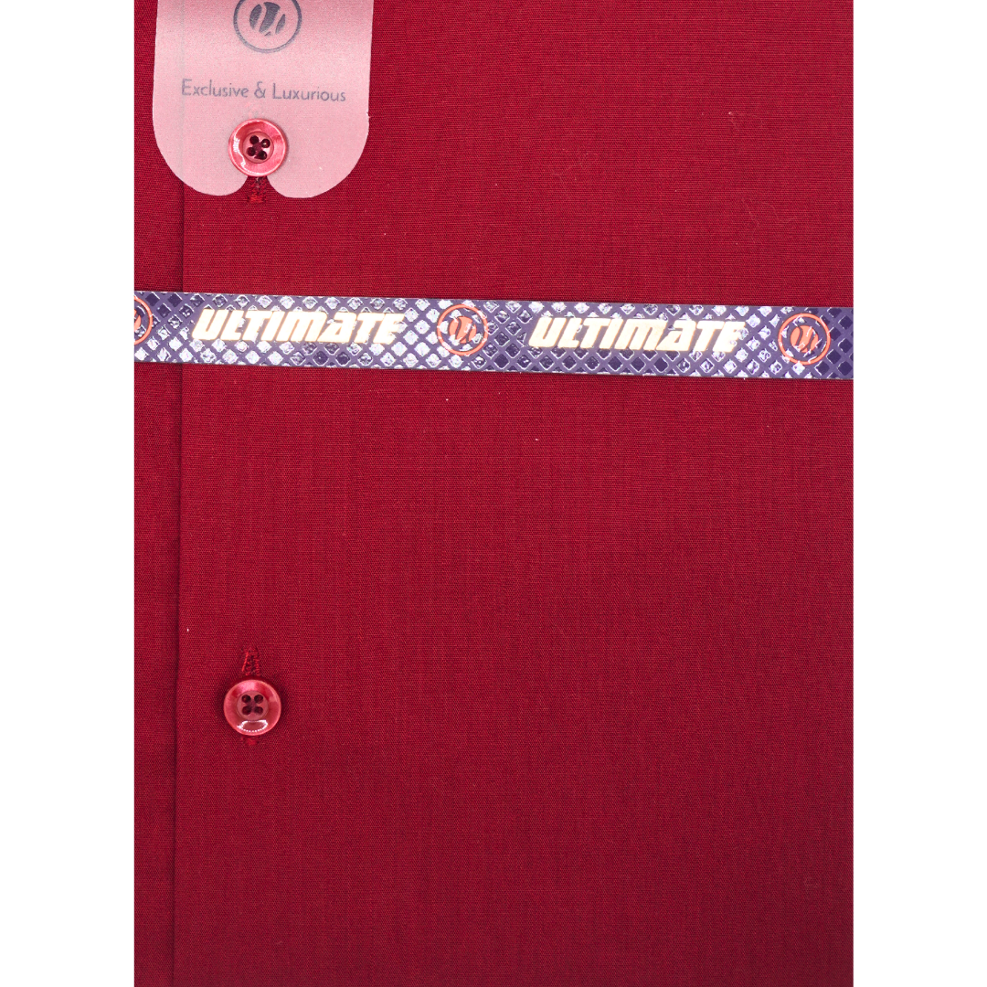 Solid Maroon dress shirt