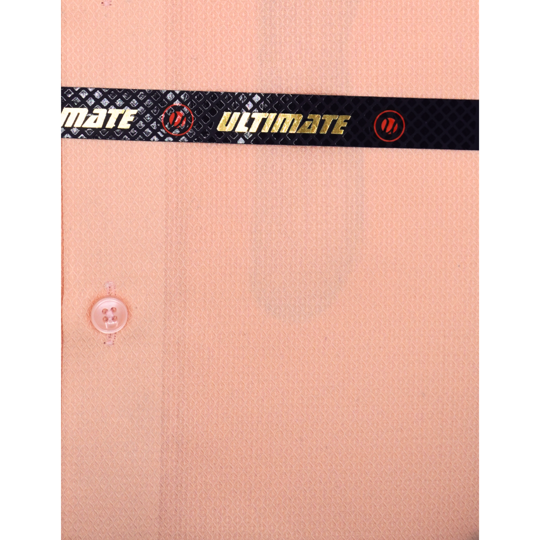Solid Peach color dress shirt
