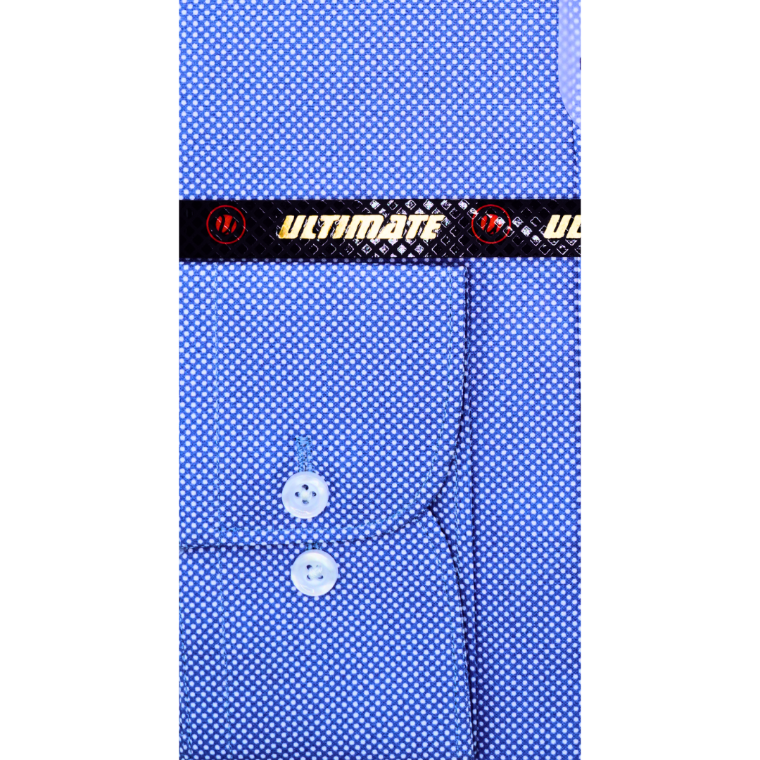 Sky Blue Microdot Pattern dress shirt