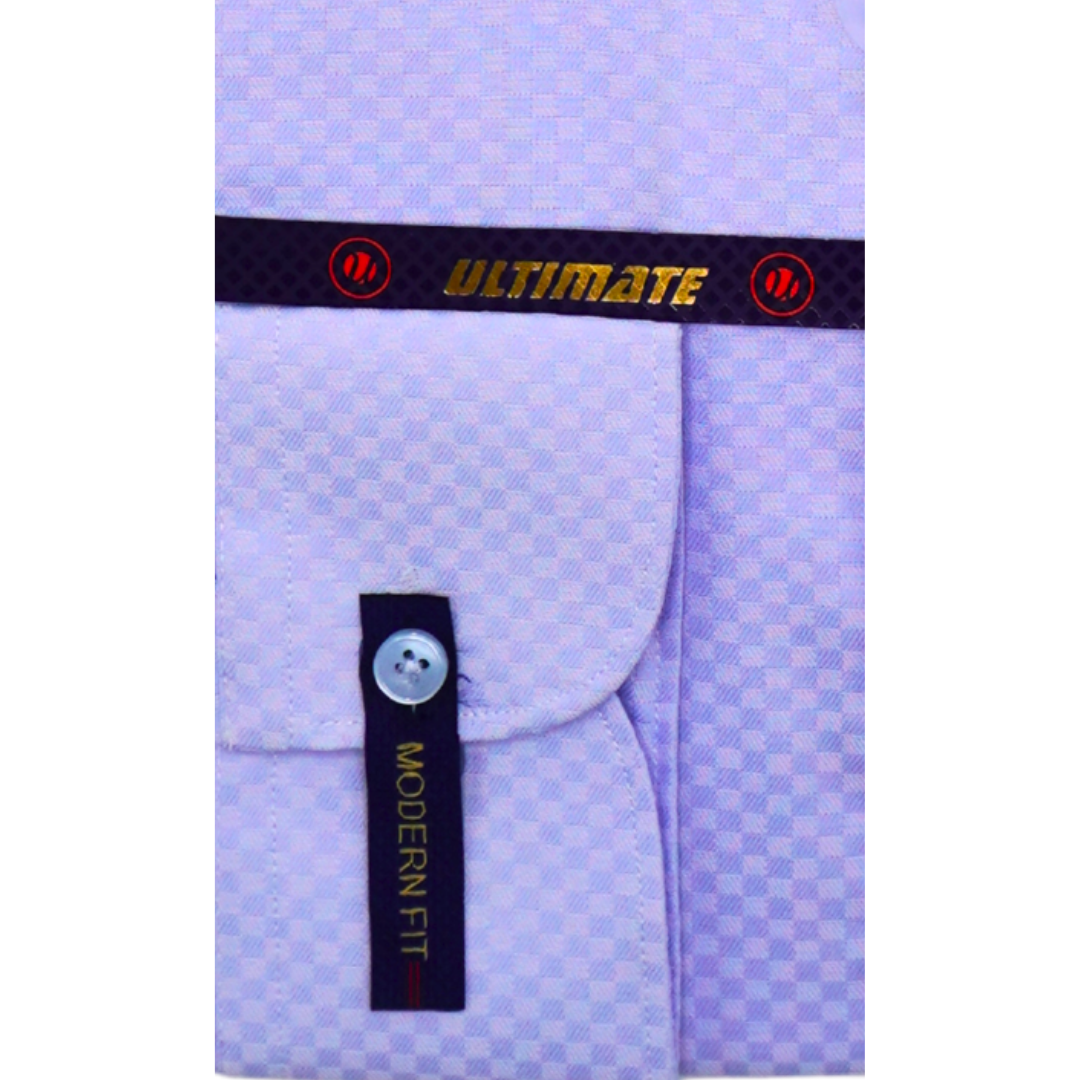 Light Lavender Checkered dress shirt