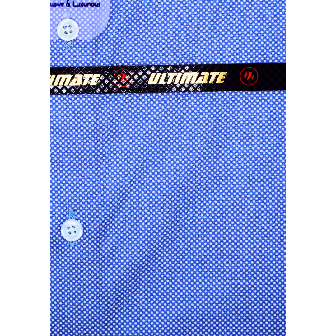 Sky Blue Microdot Pattern dress shirt
