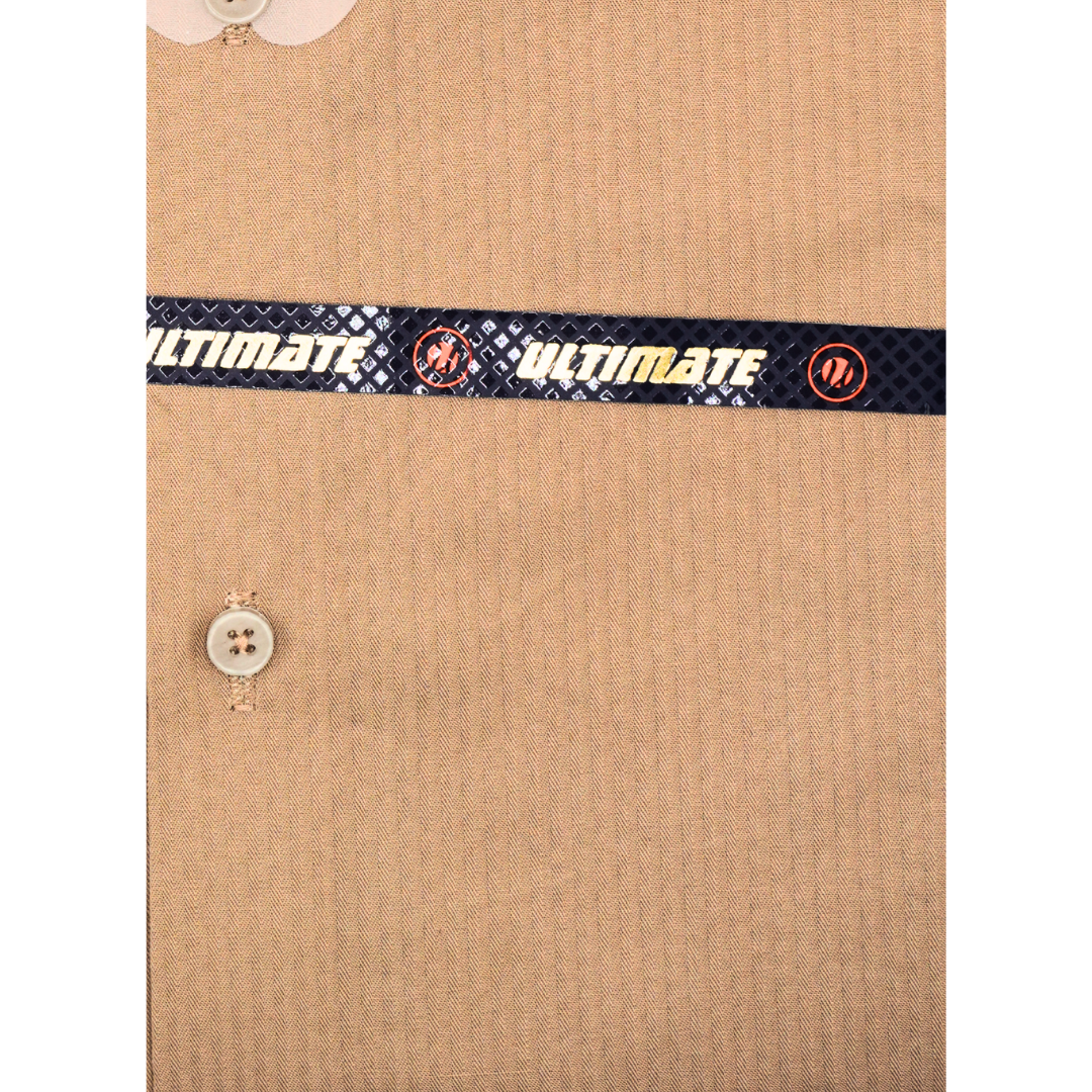 Beige Solid color dress shirt